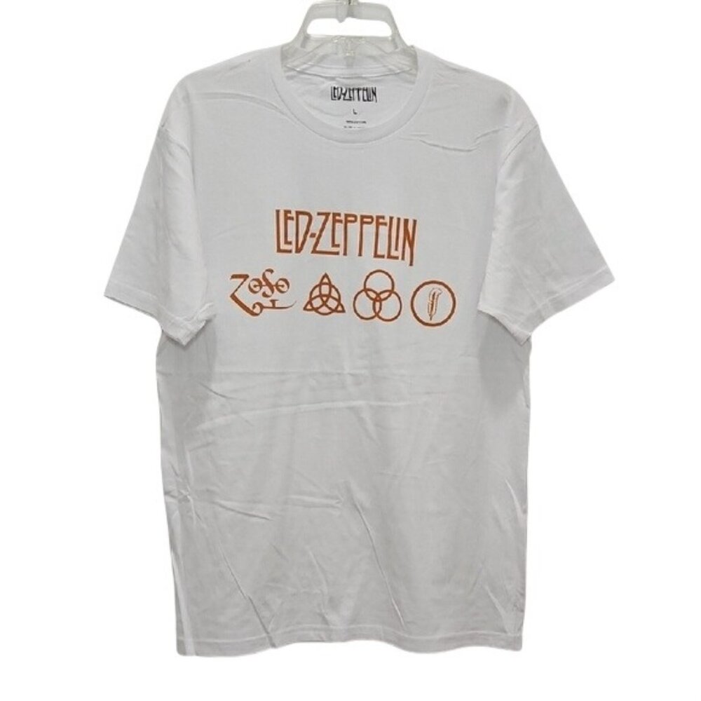 Led Zeppelin Graphic Band Tee Size Size 2XL New Unisex Rock Retro Short Sleeve